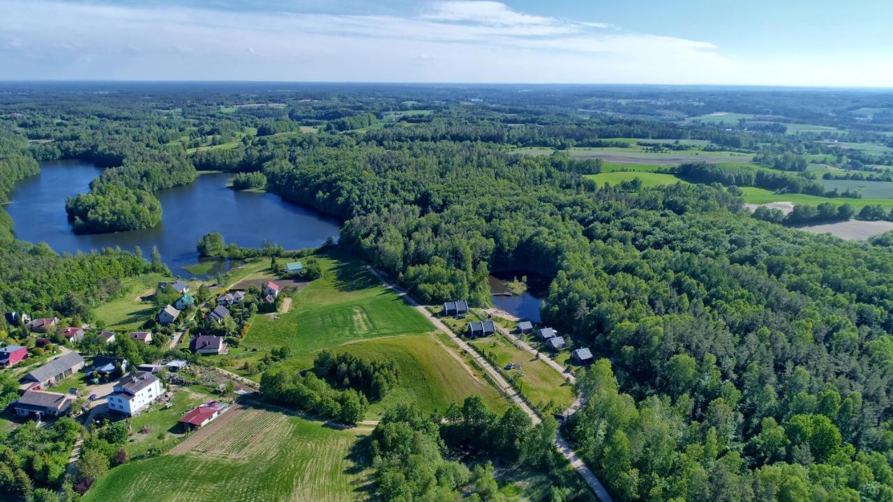 Osada Skoczkowo Komfortowe Domki Z Jacuzzi Nad Jeziorem- Sauna- Balia- Prywatny Staw Wedkarski Podiazy Eksteriør bilde