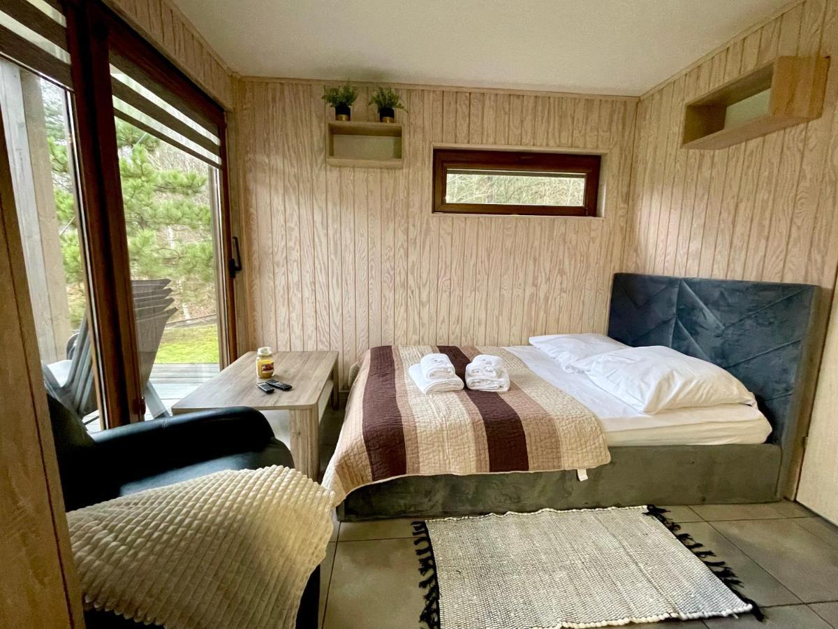 Osada Skoczkowo Komfortowe Domki Z Jacuzzi Nad Jeziorem- Sauna- Balia- Prywatny Staw Wedkarski Podiazy Eksteriør bilde